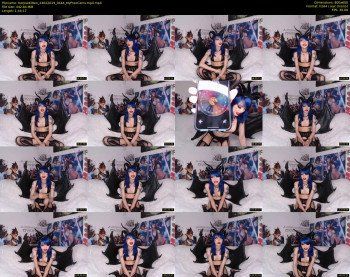 KorpseKitten — 105 minute MyFreeCams teen cam video, 480p, Feb 24, 2019