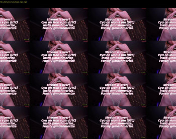 mashmerize — 4 minute Chaturbate female teen cam video, 720p, Apr 9, 2023