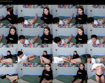 hizgi — 12 minute Chaturbate couple teen cam video, 720p, Sep 6, 2023