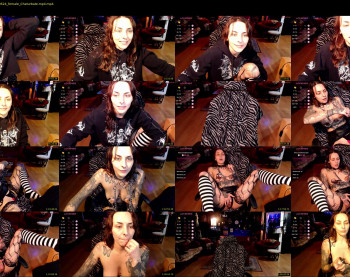 gothstripper — 121 minute Chaturbate female teen cam video, 720p, Dec 27, 2023