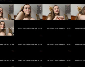 existencee — 9 minute Chaturbate female teen cam video, 720p, Jun 8, 2024