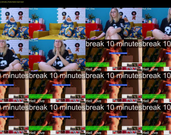 hell_l0ve — 34 minute Chaturbate female teen cam video, 720p, Jan 1, 2025