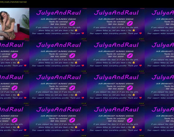 julyaandraul — 4 minute Chaturbate couple teen cam video, 720p, Jan 26, 2025