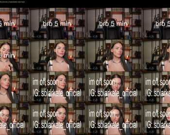 solar_kate — 5 minute Chaturbate female teen cam video, 720p, Aug 12, 2025