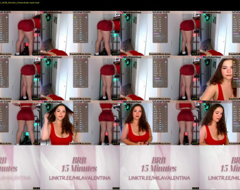 milavalentinax — 3 minute Chaturbate female teen cam video, 720p, Nov 30, 2025