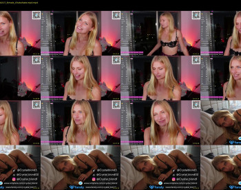 crystal_blond — 7 minute Chaturbate female teen cam video, 720p, Jan 14, 2026