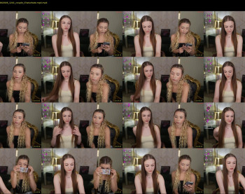 bright_diamonds_054 — 7 minute Chaturbate couple teen cam video, 720p, Apr 8, 2026